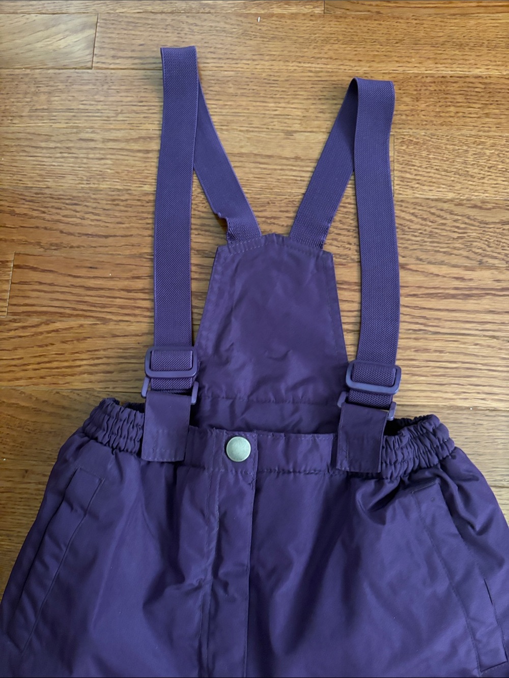 Platinum Purple Kids Snow Bib Pants with Adjustable Straps Size 5/6 - Picture 2 of 11